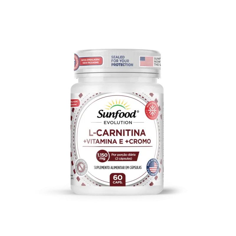  L-CARNITINA + VITAMINA E + CROMO - Sunfood