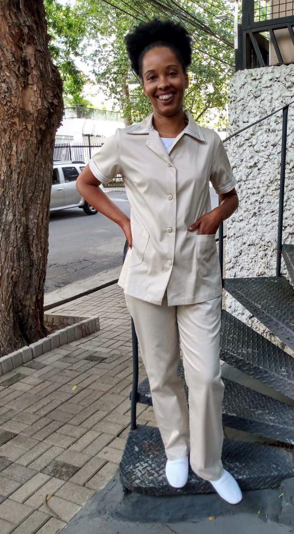 Conjunto Copeira Gabardine