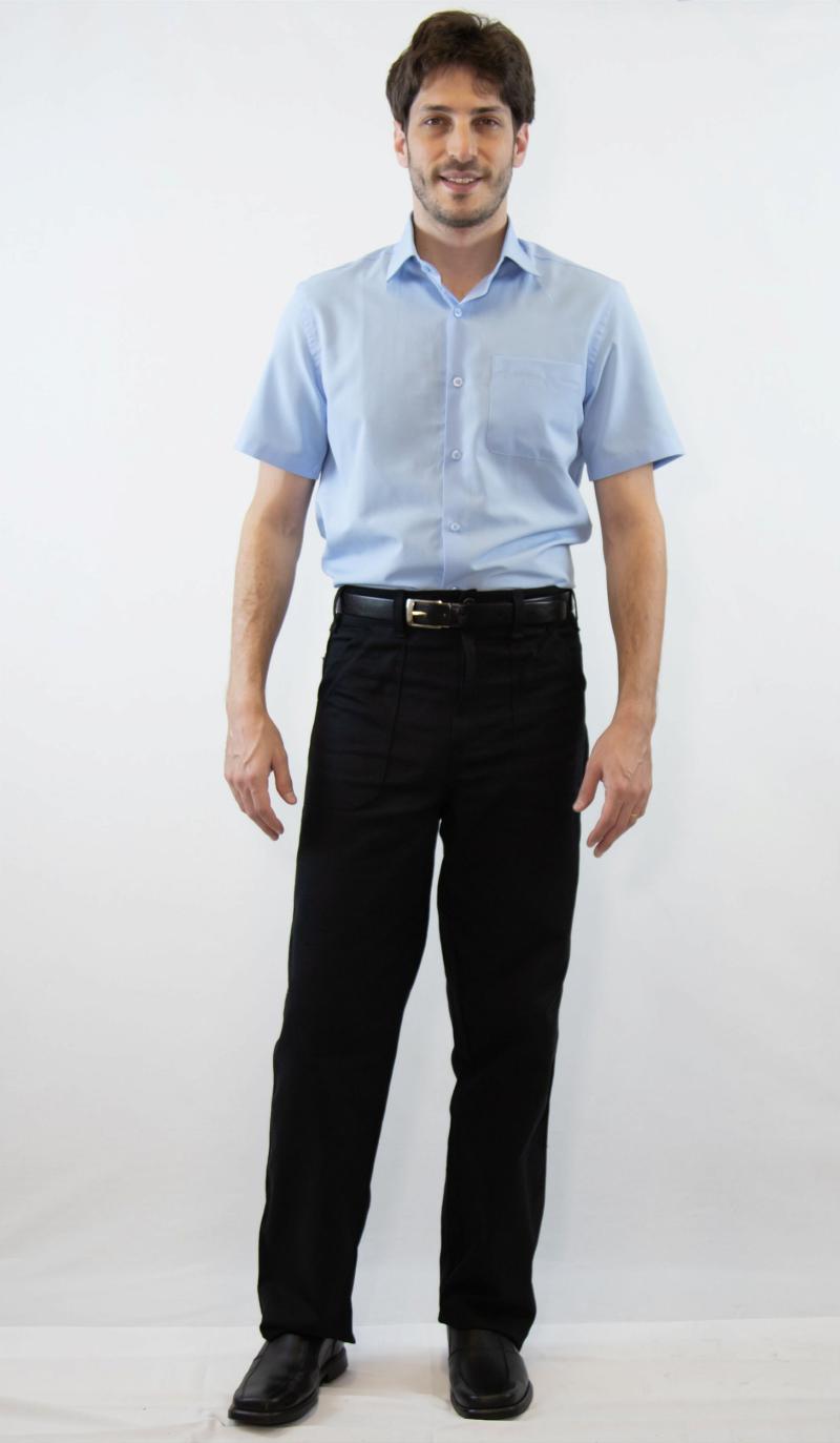 Camisa social masculina MC