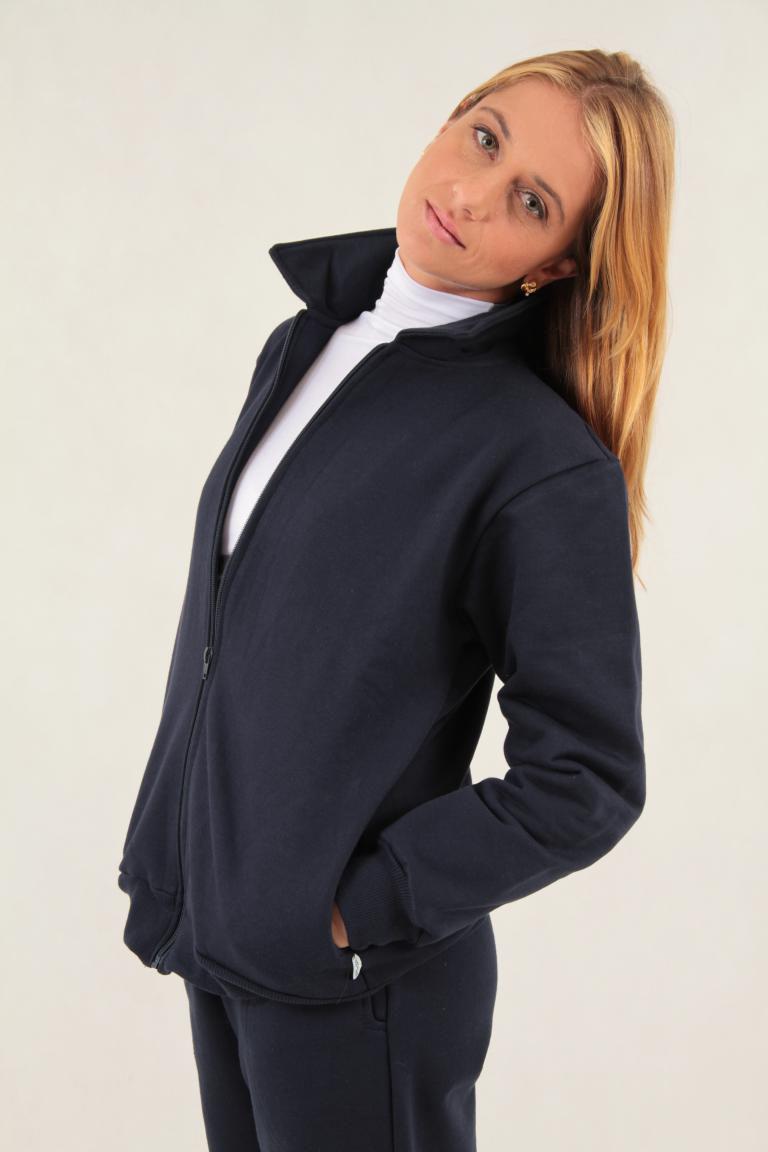 Blusa de Moletom com ziper