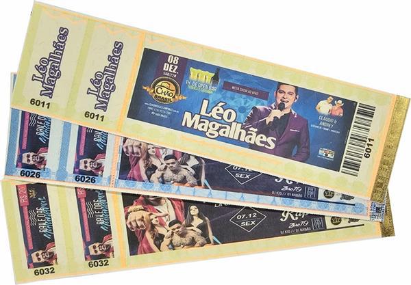 Ingresso Papel Moeda