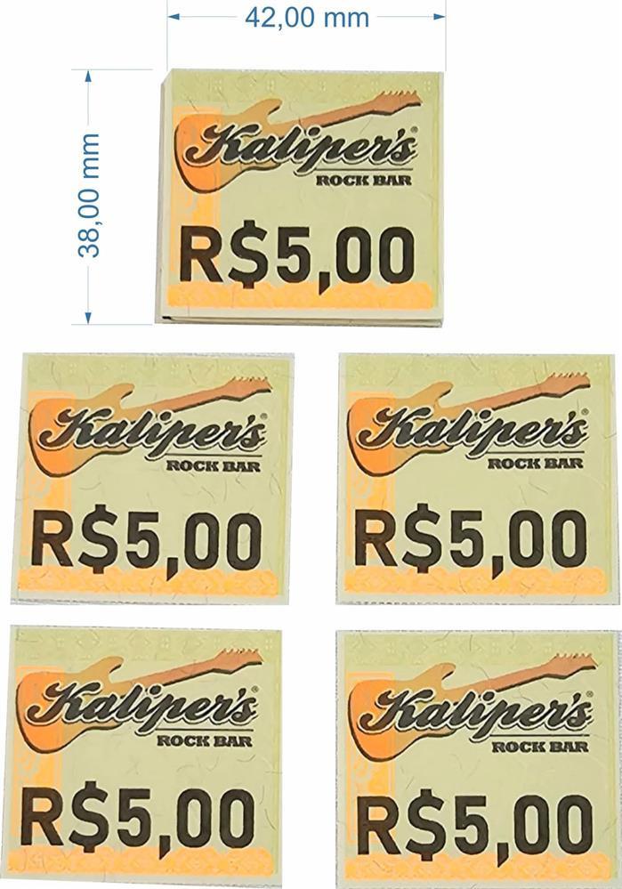 Ficha de Bar Tickets 42x38mm