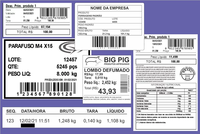 Software easy etiq Para a impressão fácil de etiquetas