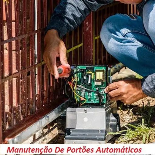 Imagem ilustrativa de Manutenção em motor de portão