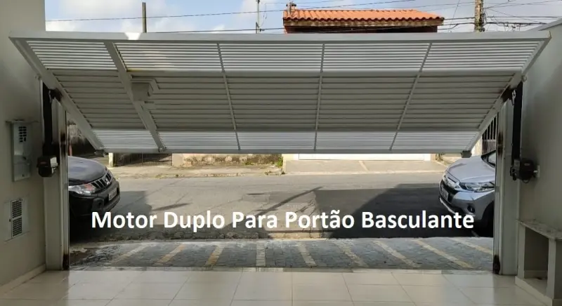 Imagem ilustrativa de Motor duplo para portão basculante