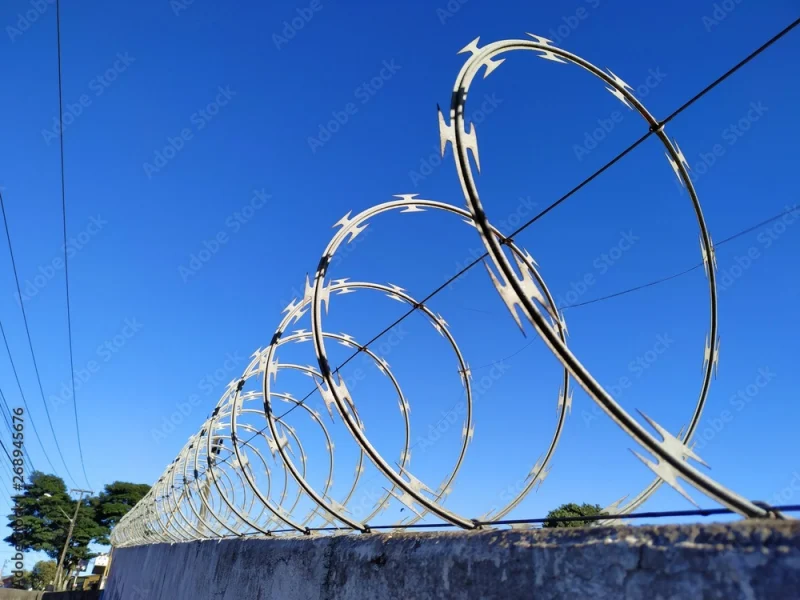 Concertina para muro instalação