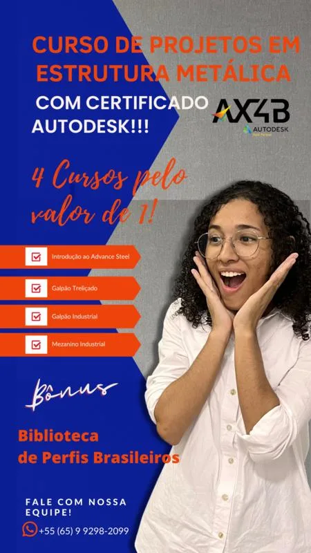 Imagem ilustrativa de Curso completo de advance steel