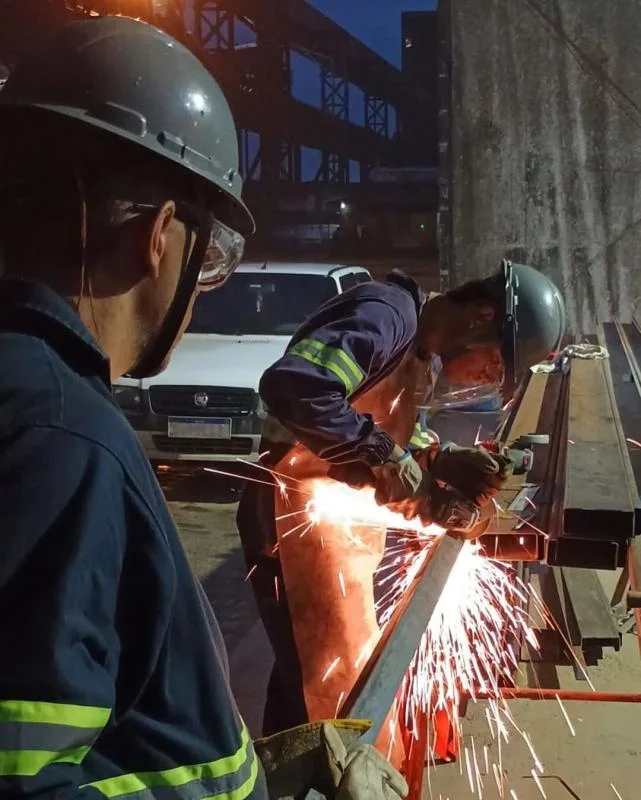 Imagem ilustrativa de Construção estrutura metálica