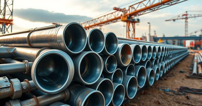 Tubos aço galvanizado são a escolha ideal para durabilidade e resistência em projetos de construção