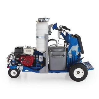Marcador de linha sem ar hidráulico a gasolina LineLazer V 250SPS HP série refletiva, 2 pistolas automáticas, 2 tanques, LazerGuide 3000