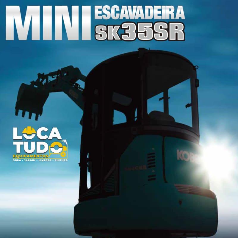 Mini Escavadeira Kobelco SK35SR Mini Escavadeira Kobelco SK35SR