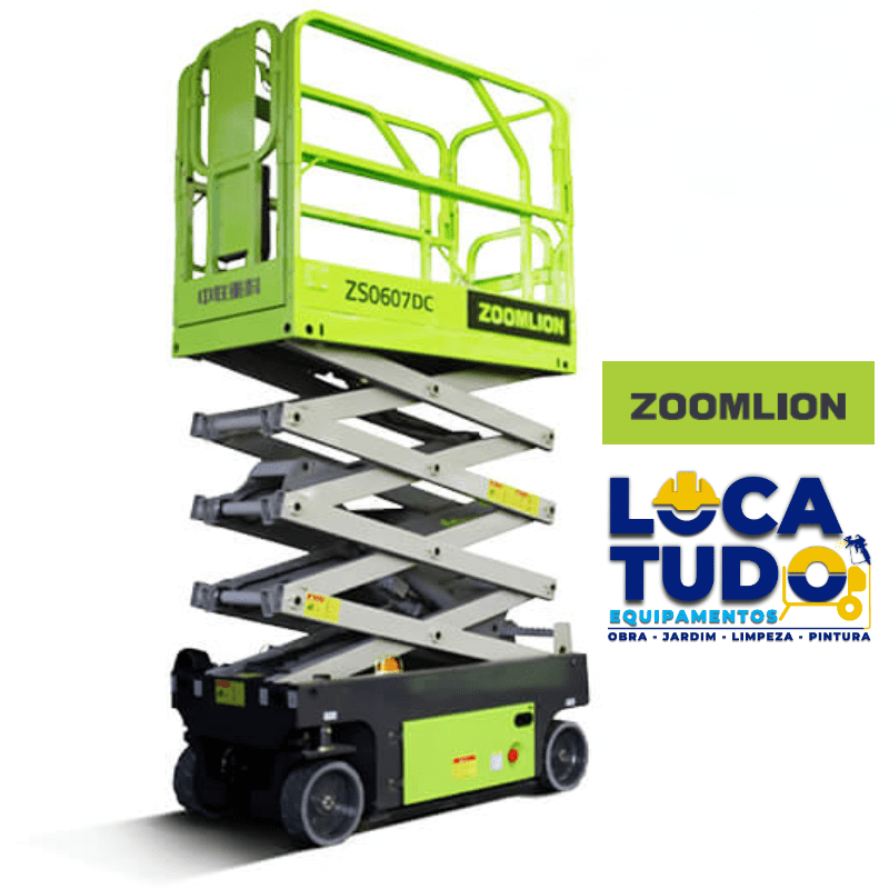 Plataforma Elevatória Tesoura Elétrica ZS 0607 DC