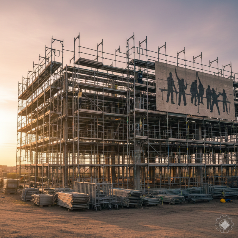 Como o Aluguel de Andaimes Pode Otimizar Seu Projeto de Construção