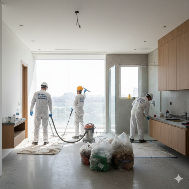 Limpeza Profissional Pós-Obra: Guia para Deixar Seu Espaço Impecável e Aconchegante