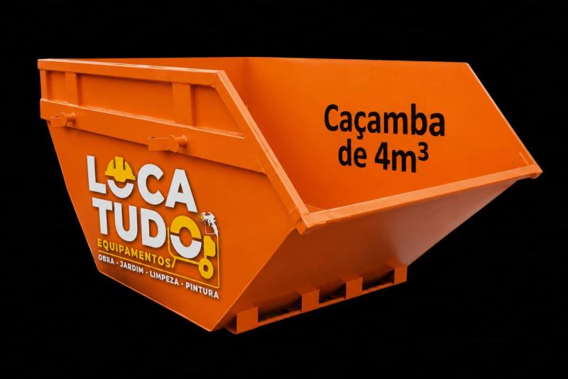 Aluguel de Caçamba de 4m³