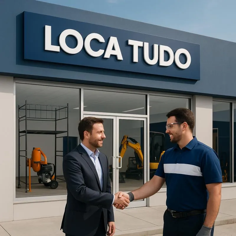 Imagem ilustrativa de Aluguel equipamentos obras em alumínio