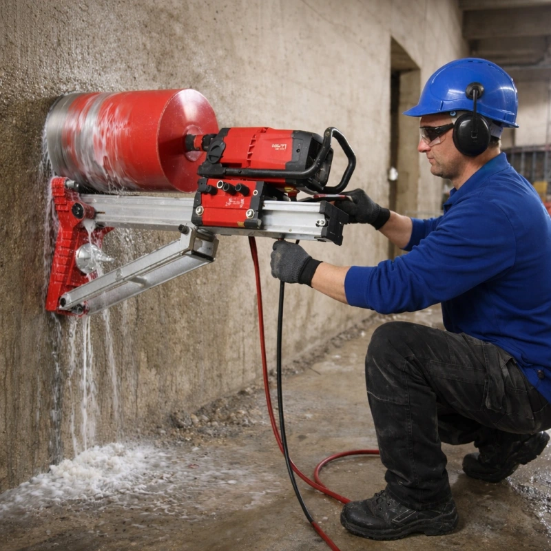 Imagem ilustrativa de Furos em concreto barueri