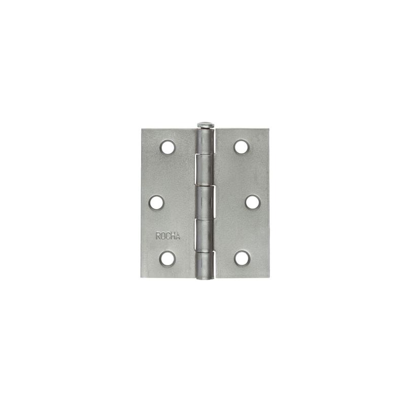 DOBRADICA DE ABA MEDIA PINO REVERSIVEL ROCHA ACO NATURAL 76.2X63.5X1.90MM