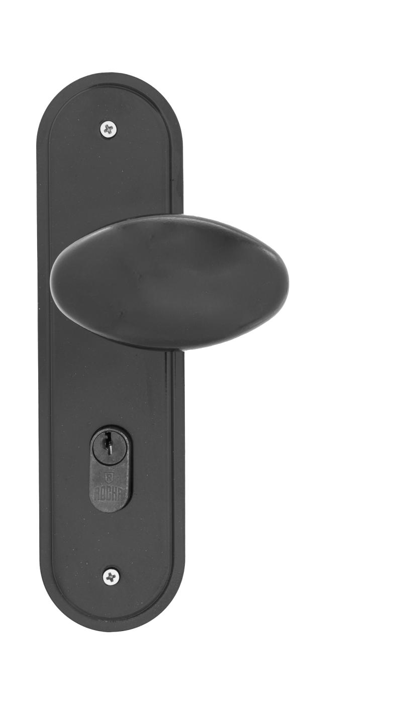 FECHADURA EMBUTIR DWELL SUPREME EXTERNA ROCHA ESPELHO PRETO 40 VAREJO