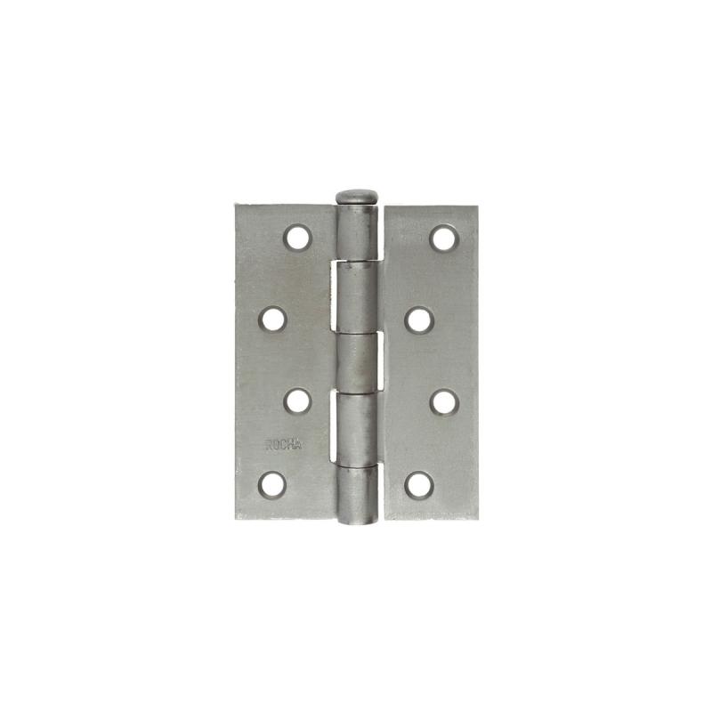 DOBRADICA REFORCADA PINO REVERSIVEL ACO POLIDO NATURAL 4.0 ROCHA 101.6X76.2X3.00MM