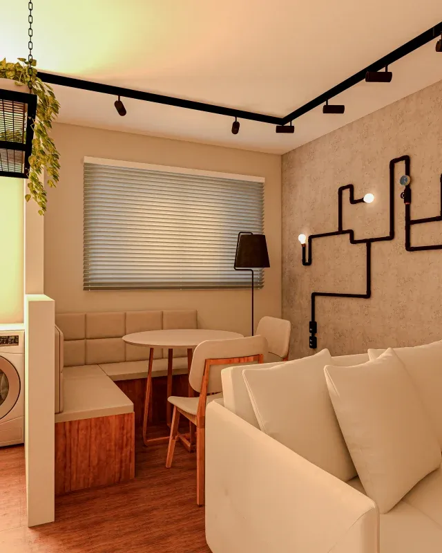 Apartamento Planejado com Design Industrial: Um Projeto de Engenharia e Estilo