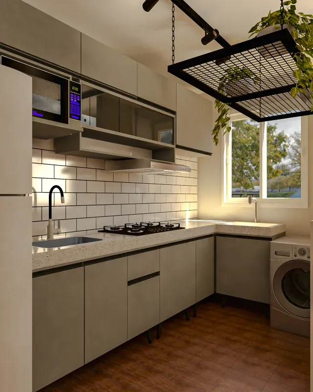 Apartamento Planejado com Design Industrial: Um Projeto de Engenharia e Estilo