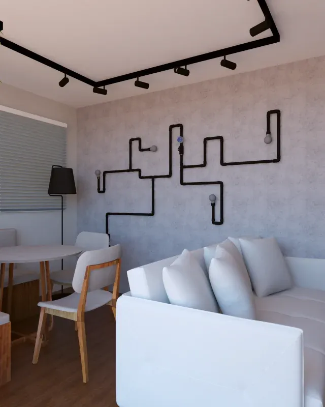 Apartamento Planejado com Design Industrial: Um Projeto de Engenharia e Estilo