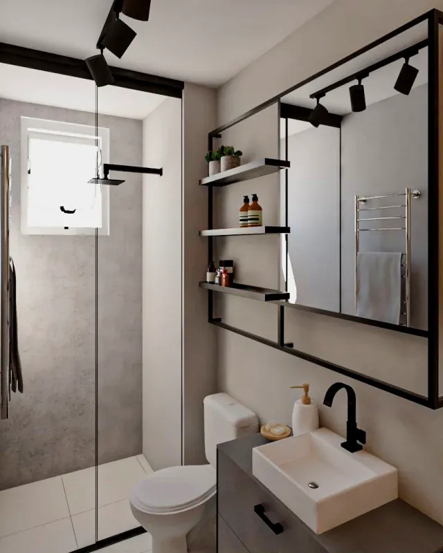 Apartamento Planejado com Design Industrial: Um Projeto de Engenharia e Estilo