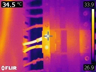 Analise termográfica em quadros elétricos