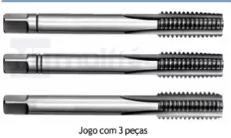 Machos Manuais HSS 3 Peças