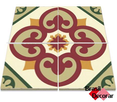 Decorado Florões 20×20