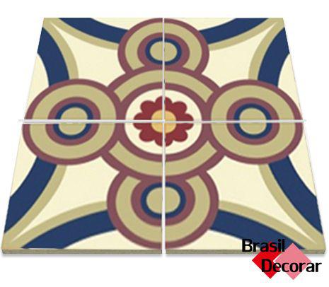 Decorado Florões 20×20