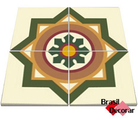 Decorado Florões 20×20