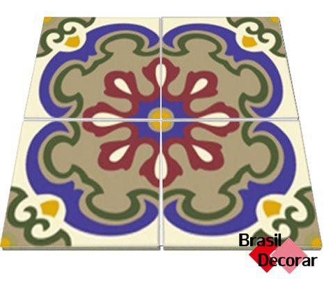 Decorado Florões 20×20