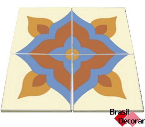 Decorado Florões 20×20