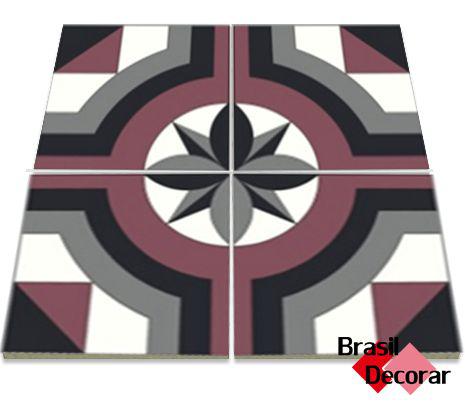 Decorado Florões 20×20