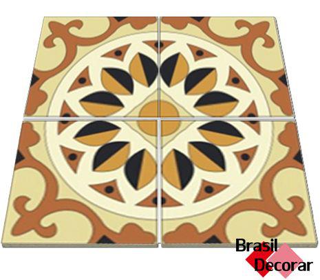 Decorado Florões 20×20
