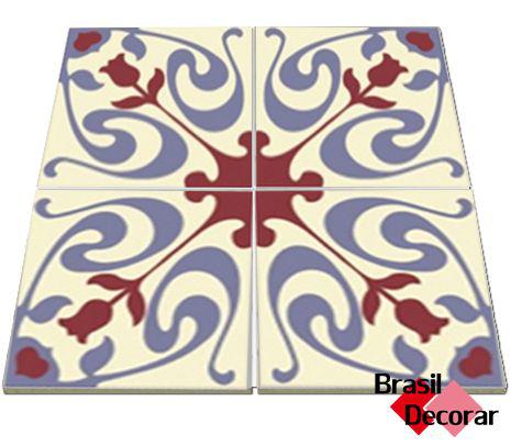 Decorado Florões 20×20