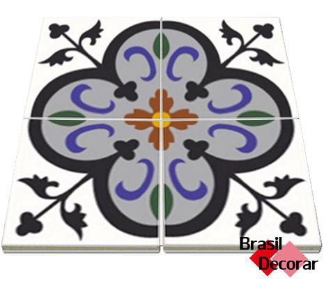 Decorado Florões 20×20
