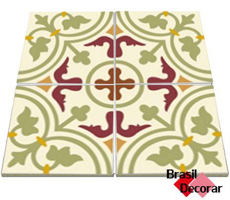 Decorado Florões 20×20