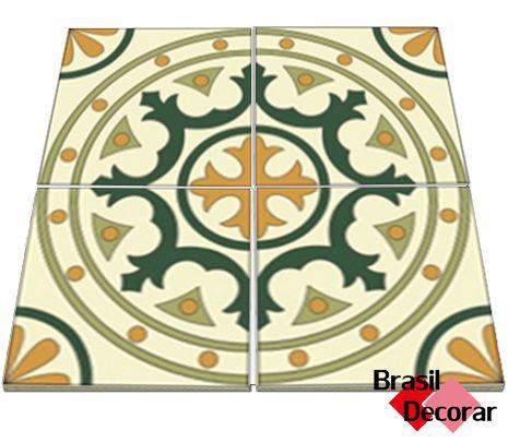Decorado Florões 20×20