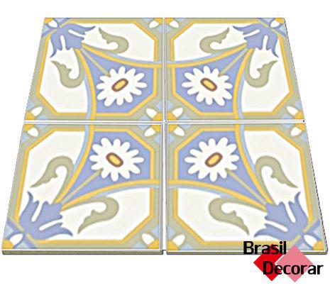 Decorado Florões 20×20