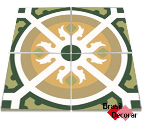 Decorado Florões 20×20