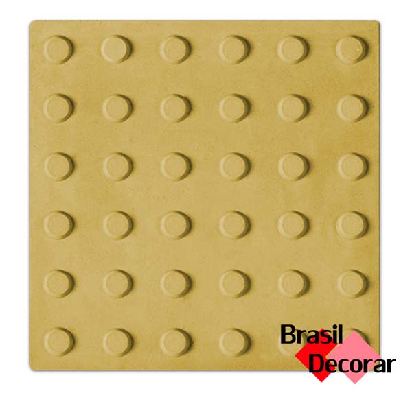 Imagem ilustrativa de Piso tátil concreto