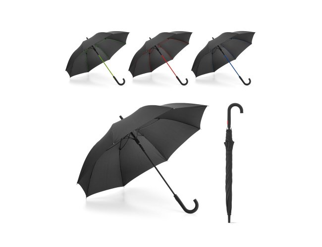 Alberta. Guarda-Chuva Em Pongee 190T Com Abertura Automática