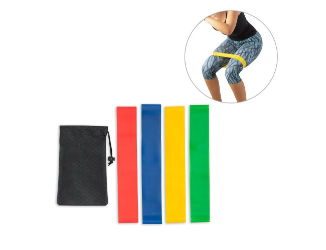 Burpee. Conjunto De 4 Bandas Elásticas
