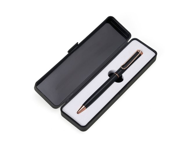 Caneta De Metal Com Estojo Plástico