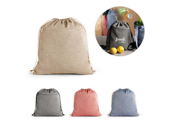 Chancery. Sacola Tipo Mochila (140 G/M²)