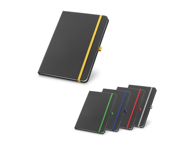 Corbin. Caderno A5 Em C.Sintético Com Folhas Pautadas