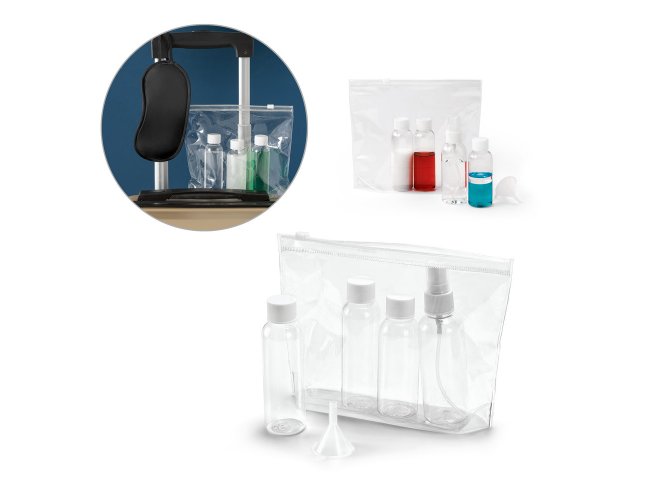 Deniro. Bolsa De Cosméticos Hermética Em Pvc